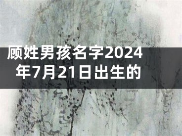 顾姓男孩名字2024年7月21日出生的