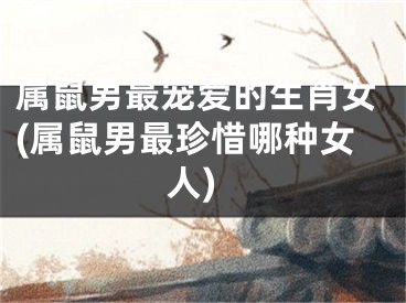 属鼠男最宠爱的生肖女(属鼠男最珍惜哪种女人)