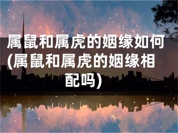 属鼠和属虎的姻缘如何(属鼠和属虎的姻缘相配吗)