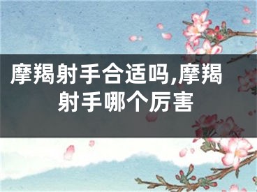 摩羯射手合适吗,摩羯射手哪个厉害