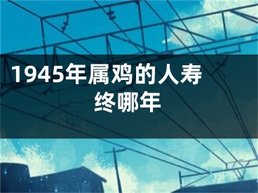 1945年属鸡的人寿终哪年