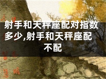 射手和天秤座配对指数多少,射手和天秤座配不配