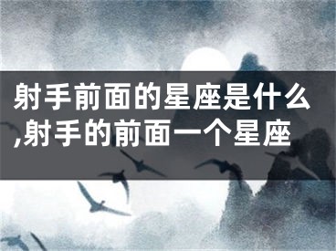 射手前面的星座是什么,射手的前面一个星座