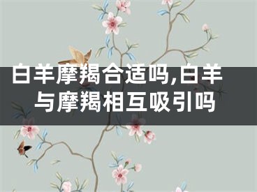白羊摩羯合适吗,白羊与摩羯相互吸引吗