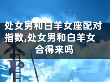 处女男和白羊女座配对指数,处女男和白羊女合得来吗