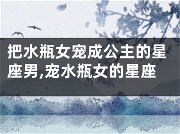 把水瓶女宠成公主的星座男,宠水瓶女的星座
