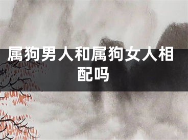 属狗男人和属狗女人相配吗