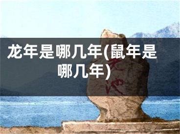 龙年是哪几年(鼠年是哪几年)