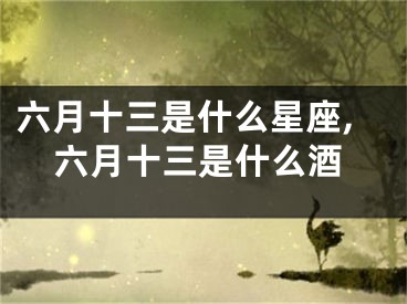 六月十三是什么星座,六月十三是什么酒