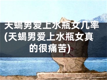 天蝎男爱上水瓶女几率(天蝎男爱上水瓶女真的很痛苦)