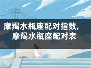 摩羯水瓶座配对指数,摩羯水瓶座配对表