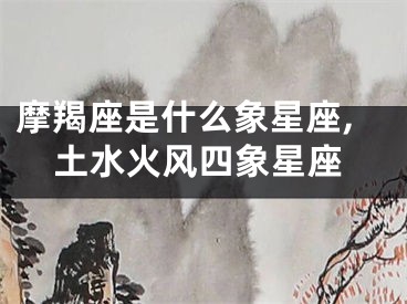 摩羯座是什么象星座,土水火风四象星座