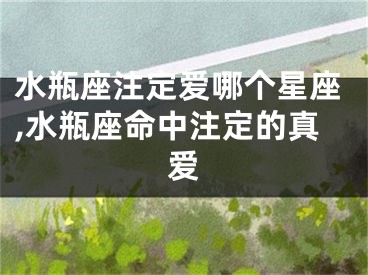 水瓶座注定爱哪个星座,水瓶座命中注定的真爱