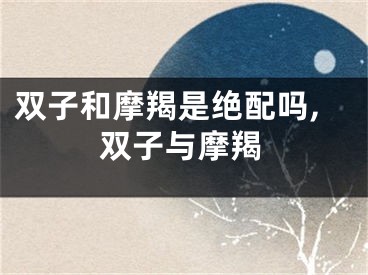 双子和摩羯是绝配吗,双子与摩羯