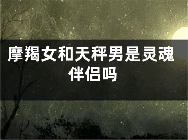 摩羯女和天秤男是灵魂伴侣吗