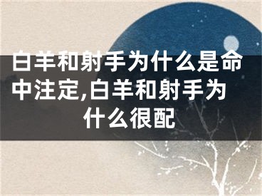 白羊和射手为什么是命中注定,白羊和射手为什么很配