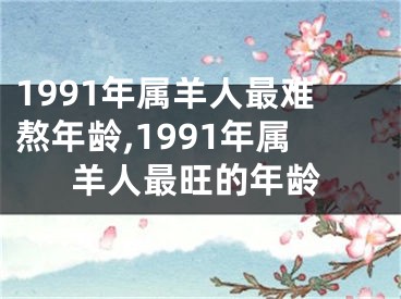 1991年属羊人最难熬年龄,1991年属羊人最旺的年龄