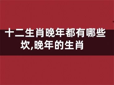 十二生肖晚年都有哪些坎,晚年的生肖