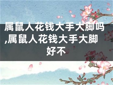 属鼠人花钱大手大脚吗,属鼠人花钱大手大脚好不