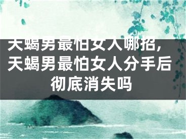 天蝎男最怕女人哪招,天蝎男最怕女人分手后彻底消失吗
