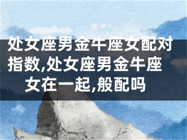 处女座男金牛座女配对指数,处女座男金牛座女在一起,般配吗