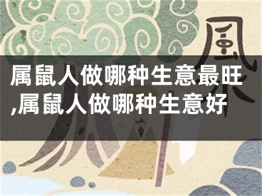 属鼠人做哪种生意最旺,属鼠人做哪种生意好