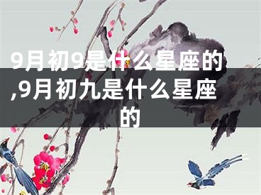 9月初9是什么星座的,9月初九是什么星座的