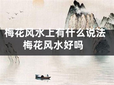 梅花风水上有什么说法 梅花风水好吗