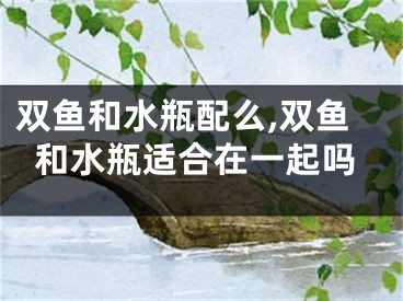 双鱼和水瓶配么,双鱼和水瓶适合在一起吗