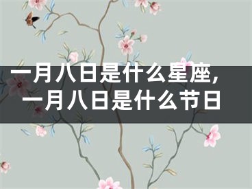 一月八日是什么星座,一月八日是什么节日