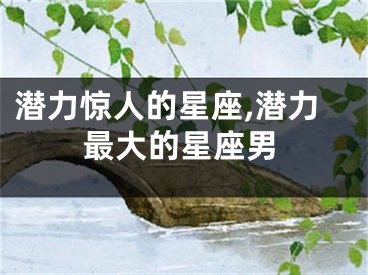 潜力惊人的星座,潜力最大的星座男