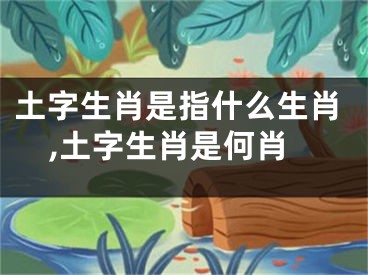 土字生肖是指什么生肖,土字生肖是何肖