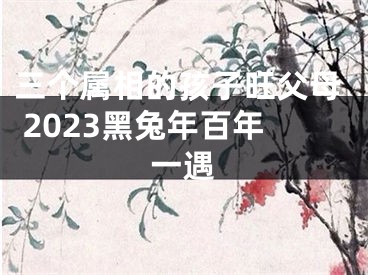 三个属相的孩子旺父母 2023黑兔年百年一遇