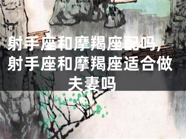 射手座和摩羯座配吗,射手座和摩羯座适合做夫妻吗
