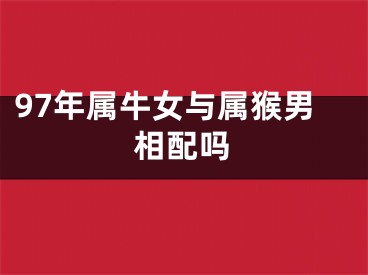 97年属牛女与属猴男相配吗
