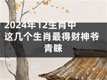 2024年12生肖中这几个生肖最得财神爷青睐