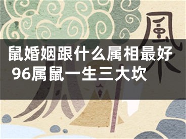 鼠婚姻跟什么属相最好 96属鼠一生三大坎