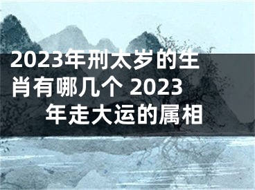 2023年刑太岁的生肖有哪几个 2023年走大运的属相