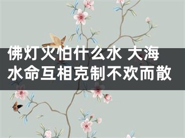 佛灯火怕什么水 大海水命互相克制不欢而散