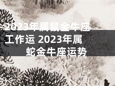 2023年属鼠金牛座工作运 2023年属蛇金牛座运势