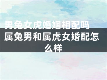 男兔女虎婚姻相配吗 属兔男和属虎女婚配怎么样