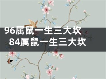 96属鼠一生三大坎 84属鼠一生三大坎