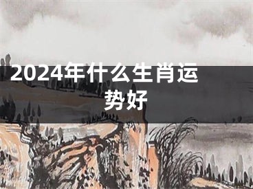 2024年什么生肖运势好