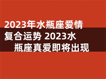 2023年水瓶座爱情复合运势 2023水瓶座真爱即将出现