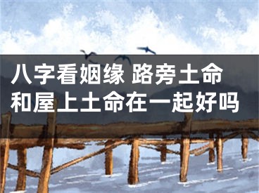 八字看姻缘 路旁土命和屋上土命在一起好吗