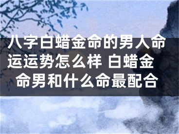 八字白蜡金命的男人命运运势怎么样 白蜡金命男和什么命最配合