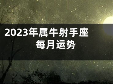2023年属牛射手座每月运势