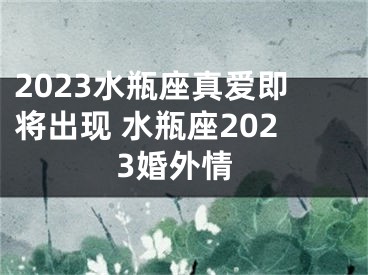 2023水瓶座真爱即将出现 水瓶座2023婚外情