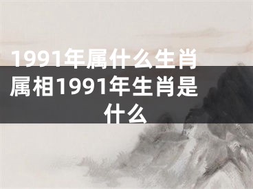 1991年属什么生肖属相1991年生肖是什么