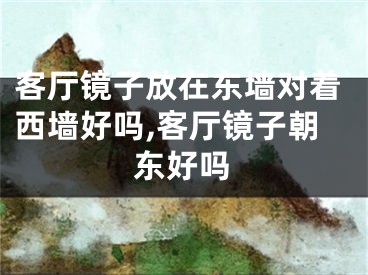 客厅镜子放在东墙对着西墙好吗,客厅镜子朝东好吗